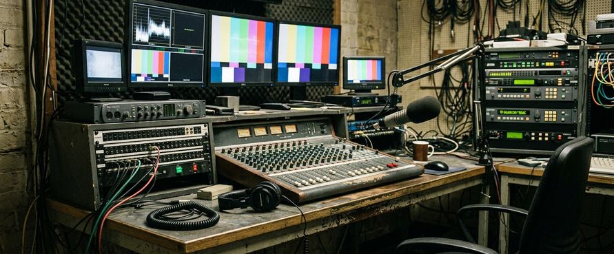 Image showing broadcast setup